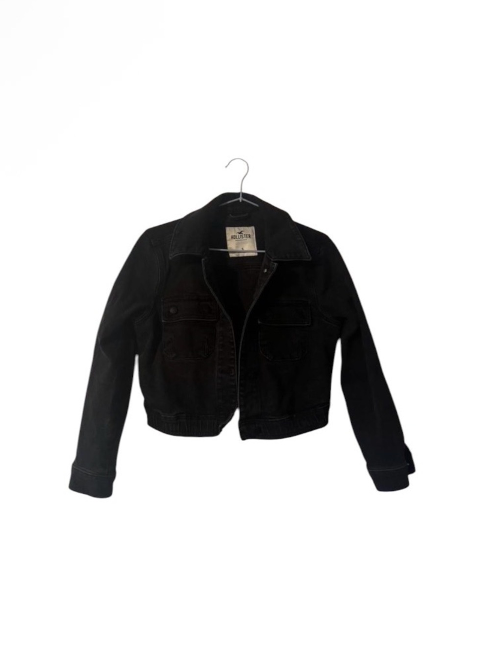 Hollister Vintage Charcoal Denim Jacket